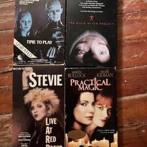 4 used classic movie vhs